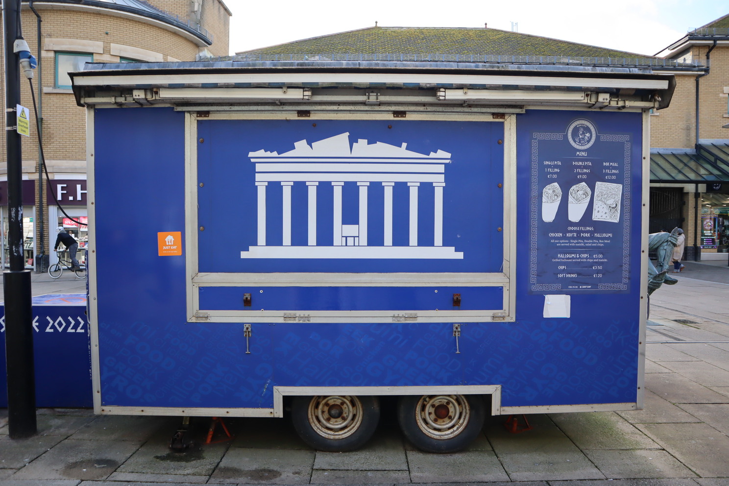 Hastings Town Centre Quality Greek Food Van Menu